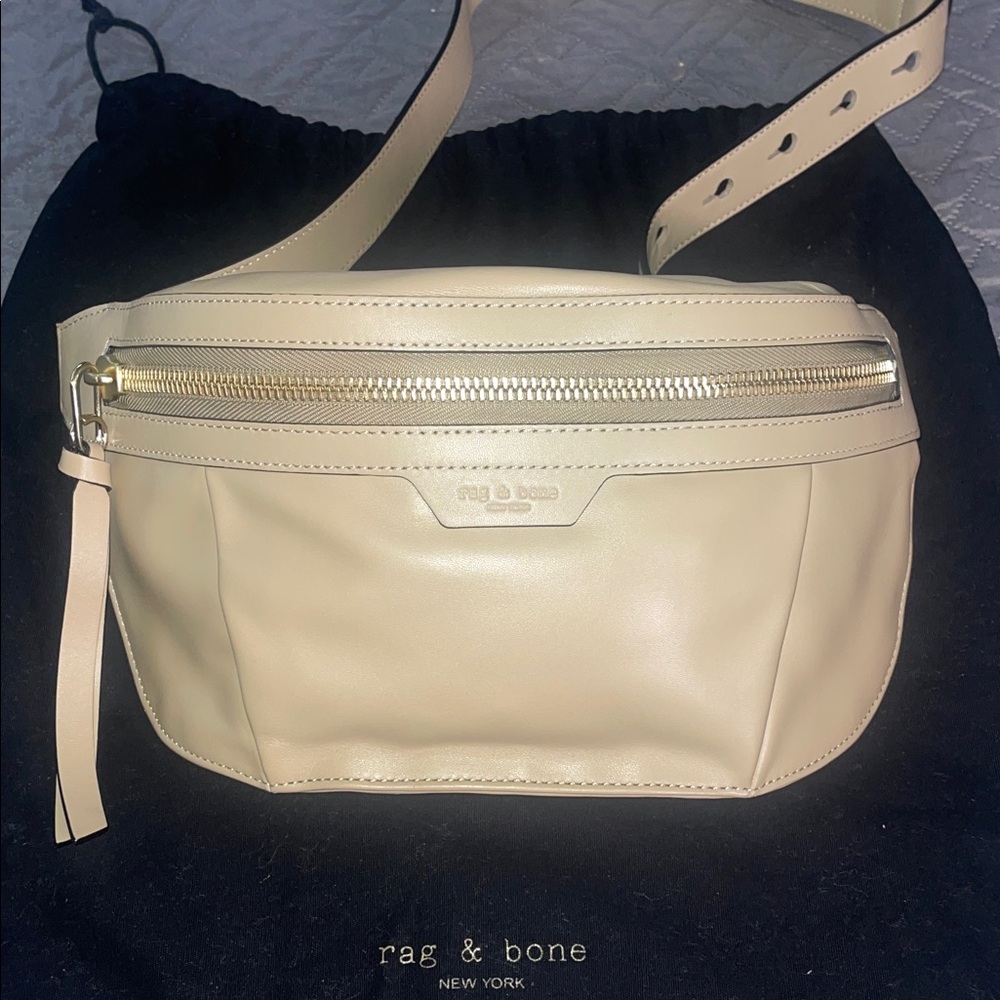 Rag & Bone Tan Leather Belt Bag